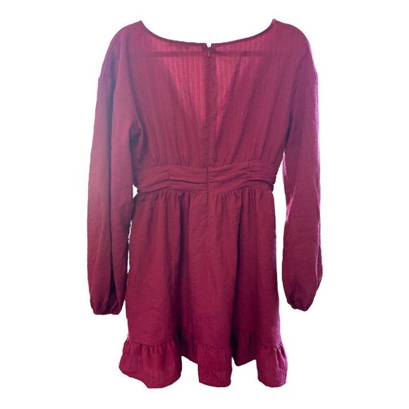 Size L-Revolve Tularosa Jordan Magenta Dress - Picture 3 of 8